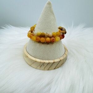 The Fall Colors Beaded Bracelets
